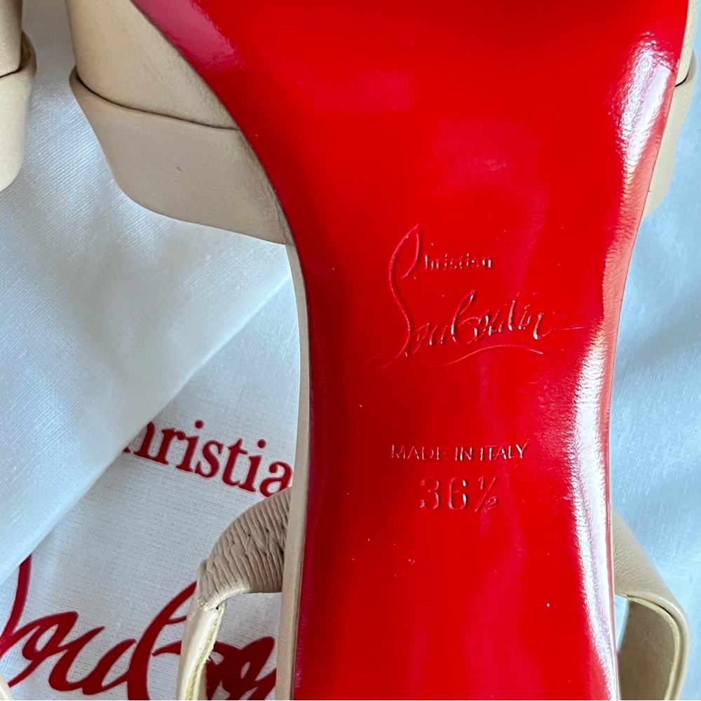Christian Louboutin Actina 85 Nappa Slingback Pump - Picture 6 of 16
